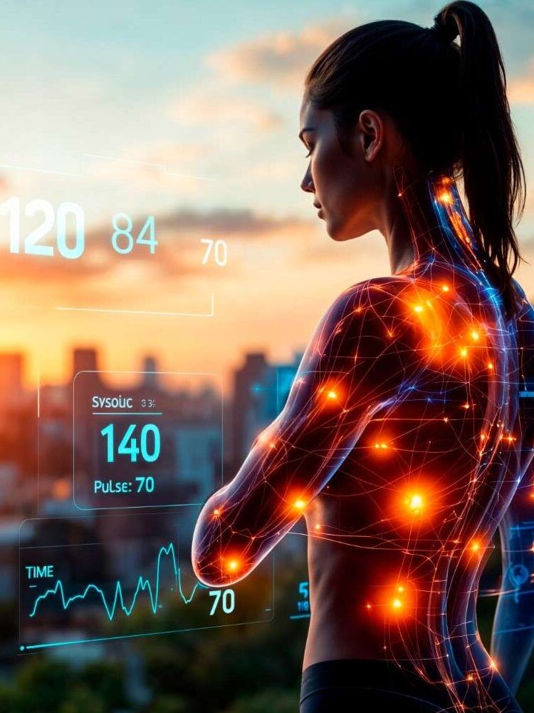 person being scanned by digital health app (1)